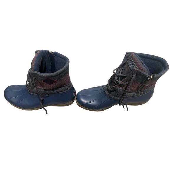 Sperry Women's Saltwater Varsity Stripe Wool Rain and All Weather Boots - Picture 8 of 8